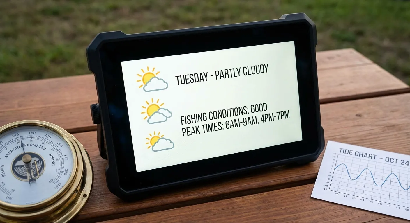 how to read fishing forecast